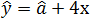 已知一元线性回归方程为，且，，则=（）。